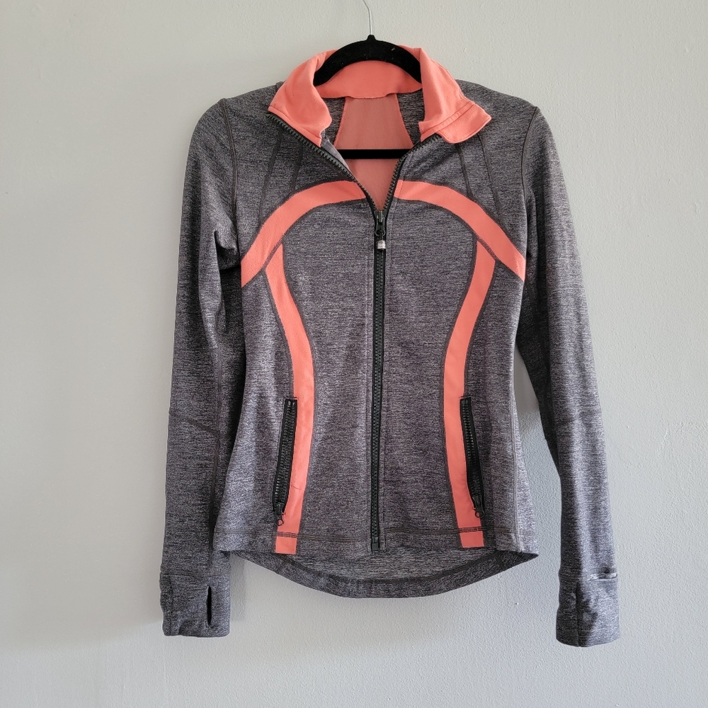 Lululemon define jacket 6 pink grey